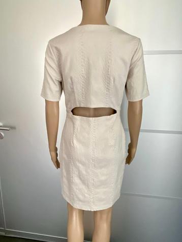 G193 Nieuw: Lucy & Co maat 36/38=S/M jurk beige jurkje beschikbaar voor biedingen