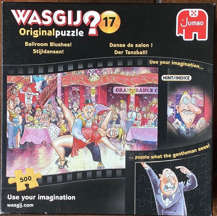 Complete Wasgij puzzels. 6 euro per puzzel, Hobby en Vrije tijd, Denksport en Puzzels, Zo goed als nieuw, 500 t/m 1500 stukjes