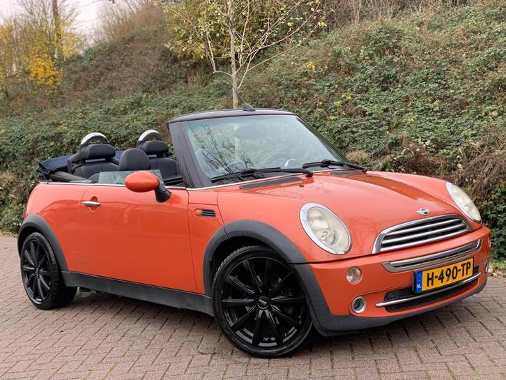 Mini Mini Cabrio 1.6 Cooper LEDER| CLIMA| CABRIOLET| 17''| F, Auto's, Mini, Bedrijf, Te koop, Cabrio, ABS, Airbags, Airconditioning