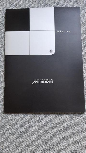 Vintage catalogus Meridian G-series HiFi van 2003 beschikbaar voor biedingen