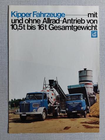 BÜSSING Type KIPPER Brochure / Folder beschikbaar voor biedingen