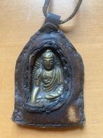Bijzondere bronzen Boeddha hanger – Shakyamuni – handgemaakt, Ophalen of Verzenden, Gebruikt