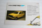 Folder Austin Metro (circa 1982) (42), Ophalen of Verzenden, Nieuw, Overige merken