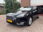 Ford Focus 1.0 Ecoboost 125pk 2016 Zwart, Auto's, 65 €/maand, Zwart, Zwart, Handgeschakeld