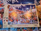 Kerstpuzzel 1000, Hobby en Vrije tijd, Denksport en Puzzels, Ophalen, 500 t/m 1500 stukjes, Zo goed als nieuw