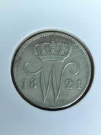 25 cent 1824 Brussel Willem 1, Ophalen of Verzenden, Koning Willem I, 25 cent