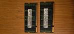 2X samsung 2Gb laptop ram, Ophalen of Verzenden, Gebruikt, DDR3, Laptop