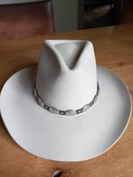 Stetson cowboyhoed,  wol vilt, ecru, nieuw  USA., 56 of 57 cm (M, 7 of 7⅛ inch), Hoed, Nieuw, Ophalen of Verzenden