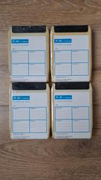 4 Stuks TC-60 8-Track Banden ( Nieuw voor opname ), Ophalen of Verzenden, Nieuw in verpakking, 2 t/m 25 bandjes, Onbespeeld