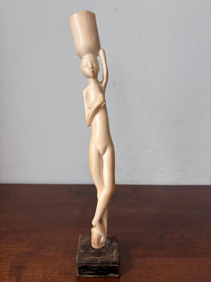 Beeld vrouw naakt, Verzamelen, Beelden en Beeldjes, Gebruikt, Mens, Ophalen of Verzenden