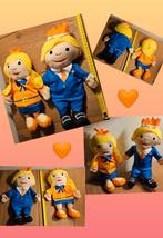 Willem & Maxima handpoppen Xenos, ca.32 cm lang nieuw gaaf!, Ophalen of Verzenden, Nieuw, Overige typen