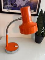 Vintage retro Herda oranje bureaulamp jaren ’70 Space Age, Huis en Inrichting, Lampen | Tafellampen, Ophalen of Verzenden, Gebruikt