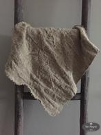 Shabby doek onbedrukt naturel linnen stoer sober landelijk, Verzenden, Nieuw