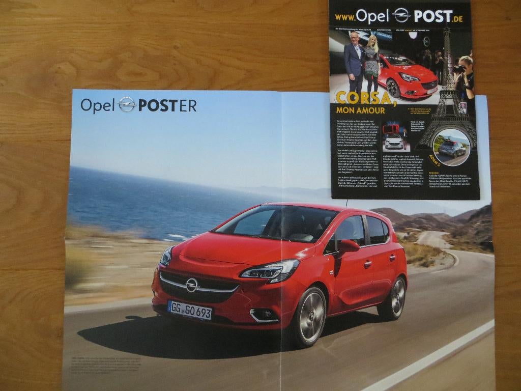 Opel Post (nr. 2, okt 2014) oude en nieuwe Corsa's, Ophalen of Verzenden, Nieuw, Opel