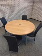 Tafel rond met 4 stoelen, Huis en Inrichting, Ophalen