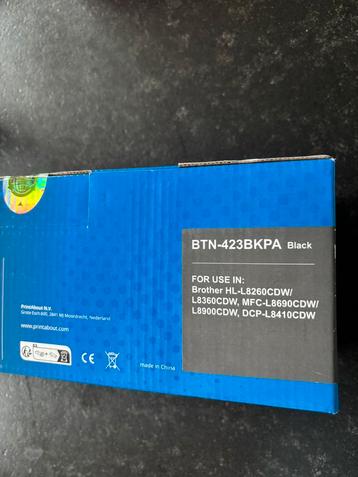 Nieuwe Brother PrintAbout huismerk Toner TN-423BK Zwart beschikbaar voor biedingen