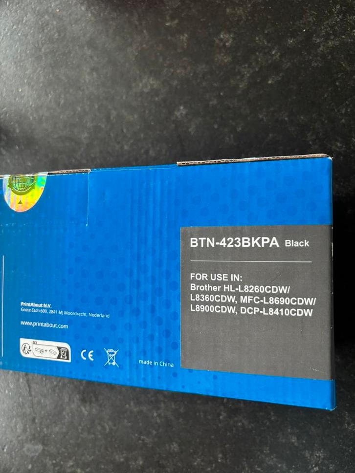 Nieuwe Brother PrintAbout huismerk Toner TN-423BK Zwart, Computers en Software, Printerbenodigdheden, Nieuw, Toner, Ophalen of Verzenden
