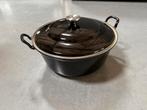 Le Creuset Faitout 32 cm- Zwart | Zo goed als nieuw, Ophalen of Verzenden, Zo goed als nieuw, Gietijzer, Koekenpan of Braadpan
