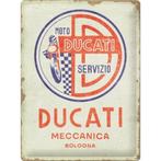 Ducati Meccanica Bologna relief reclamebord van metaal deco