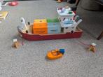 New Classic toys houten container schip, Ophalen, Zo goed als nieuw