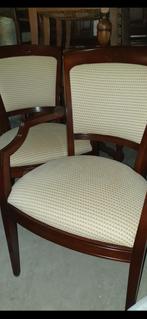 2 Heldense mahonie eetkamer armstoelen, Antiek en Kunst, Ophalen
