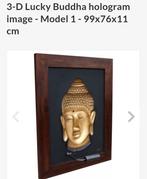 3-D Lucky Buddha hologram image - Model 1 - 99x76x11 cm, Antiek en Kunst, Antiek | Bestek, Ophalen of Verzenden