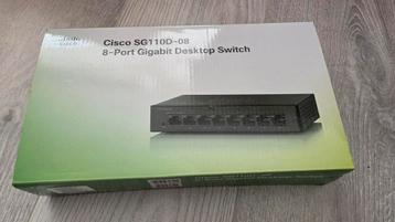 Cisco SG110D-08 Unmanaged L2 Gigabit Switch beschikbaar voor biedingen
