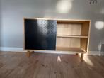 Houten kastje met schuifdeur - 120x40x76cm, Ophalen, Gebruikt