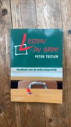 Lessen in orde, Boeken, Sociale wetenschap, Ophalen of Verzenden, Zo goed als nieuw, Peter Teitler
