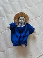 clowntje mer porseleinen hoofd, Verzamelen, Poppen, Ophalen of Verzenden, Zo goed als nieuw, Pop