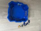 Beyblade battle arena en Beyblades, Ophalen of Verzenden, Gebruikt