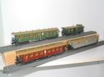Märklin 4210+4211+4212+4214 - sneltreinrijtuigen K.W.St.E, Wisselstroom, Wagon, Ophalen of Verzenden, Zo goed als nieuw