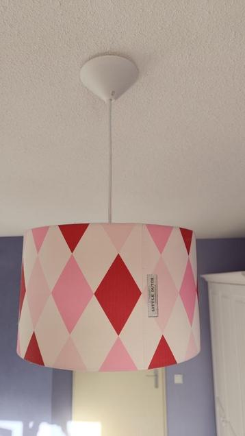 Little Dutch hanglamp roze geblokt (2 stuks beschikbaar) beschikbaar voor biedingen