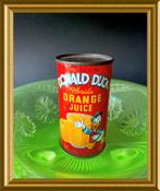 Oud Donald Duck blikje: Orange juice, Verzamelen, Blikken, Ophalen of Verzenden, Gebruikt, Overige