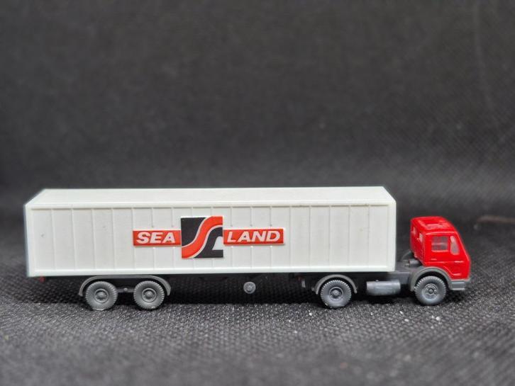 Wiking 9050 - Mercedes met containeroplegger 'SL' (14882), Hobby en Vrije tijd, Modeltreinen | N-Spoor, Gebruikt, Overige typen