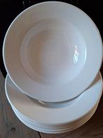 Set van 6 pasta / soep borden - Effen Wit, Huis en Inrichting, Keuken | Servies, Ophalen of Verzenden, Zo goed als nieuw, Bord(en)
