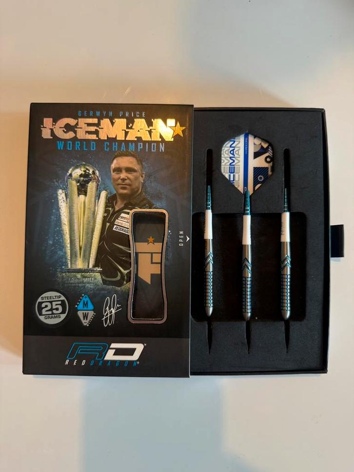 Red Dragon Gerwyn Price Contour 25g 90%, Sport en Fitness, Darts, Zo goed als nieuw, Pijlen, Ophalen of Verzenden