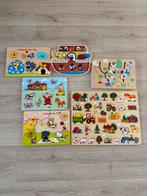 6 houten puzzels, Verzenden, Minder dan 10 stukjes, Zo goed als nieuw, 6 maanden tot 2 jaar