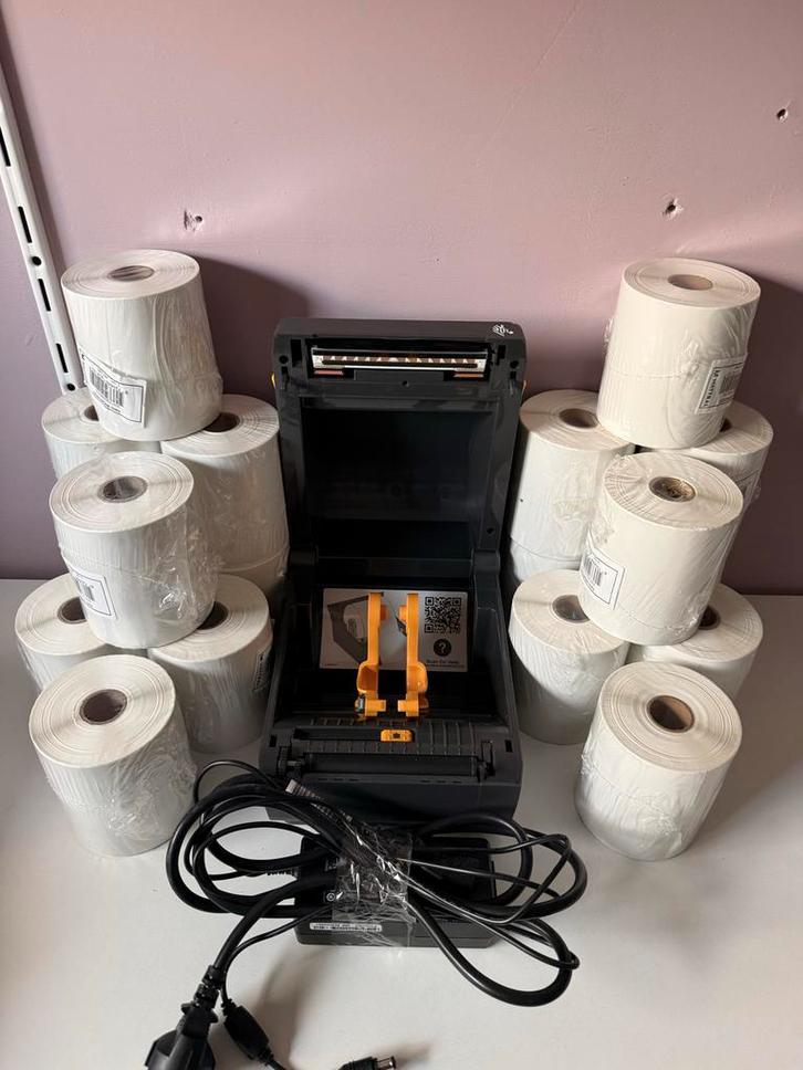 Zebra ZD220 etiket printer - nog geen half jaar gebruikt, Computers en Software, Labelprinters, Zo goed als nieuw, Etiket, Ophalen of Verzenden