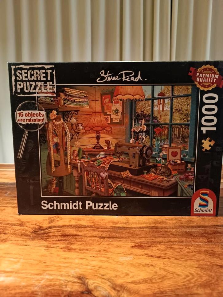 Schmidt Secret Puzzle - Steve Read - 1000 stukjes, Hobby en Vrije tijd, Denksport en Puzzels, Zo goed als nieuw, Legpuzzel, 500 t/m 1500 stukjes