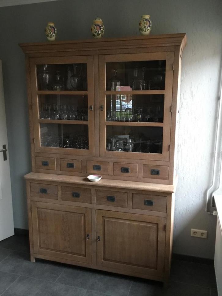 Servieskast met veel laatjes, Antiek en Kunst, Antiek | Meubels | Kasten, Ophalen of Verzenden
