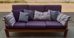 Tweedehands 3 zit bank met nieuwe stoffering ., 150 tot 200 cm, Driepersoons, 75 tot 100 cm, Zo goed als nieuw