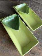Leuk groen serveer setje , schaaltjes , bordjes, Ophalen of Verzenden, Effen, Aardewerk, Schaal of Schalen