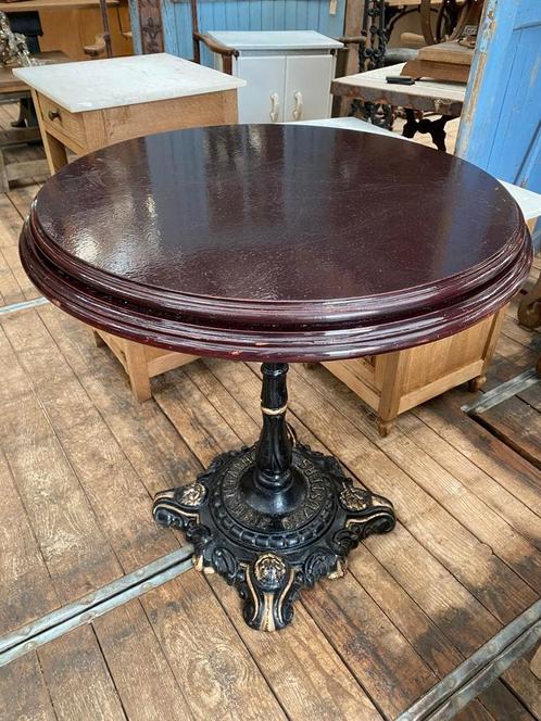 Bistrotafel cafetafel rond Drie Gezusters Eindhoven, Antiek en Kunst, Antiek | Meubels | Tafels, Ophalen