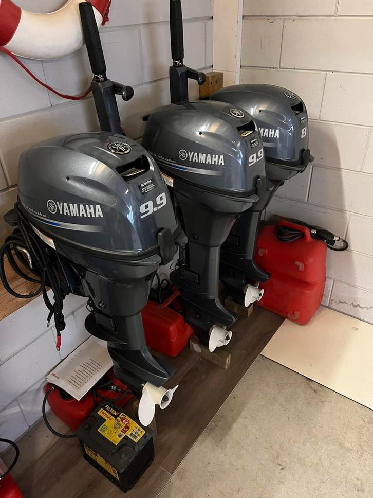 Diverse hele nette yamaha 8/9,9 pk 4 takt enz enz, Watersport en Boten, Buiten- en Binnenboordmotoren, Zo goed als nieuw, Benzine