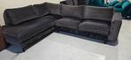 Goosens Hoekbank Velvet - Professioneel Gereinigd, Huis en Inrichting, Banken | Bankstellen, Ophalen