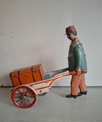 1930 Stock Germany man met bagage, Ophalen of Verzenden