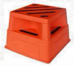 SAFETY STEP BOX 250KG opstap-kruk 505X505X365 oranje Nieuw, Huis en Inrichting, Krukjes, Kunststof, Nieuw, Ophalen of Verzenden