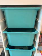 Trofast Ikea opbergbakken blauw, Huis en Inrichting, Ophalen, Zo goed als nieuw
