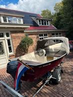 Nette Verano 440 + 8pk Yamaha 4 takt buiskap zonnedek, Watersport en Boten, Sloepen, Gebruikt, Tot 10 pk, Ophalen of Verzenden